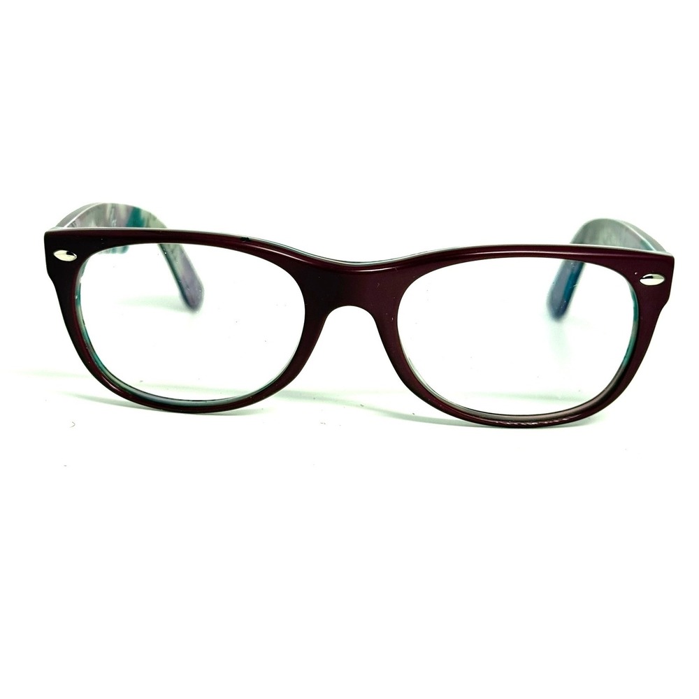 Ray-Ban RB 5184 5408 New Wayfarer Eyeglasses Bordeaux Purple Multicolor 52mm